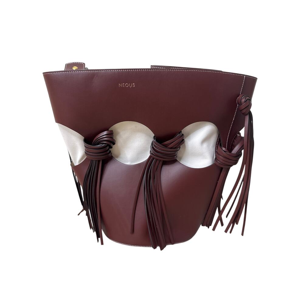 NEOUS Venus Bucket Shoulder Bag Calfskin leather Chocolate Brown - Picture 7 of 13